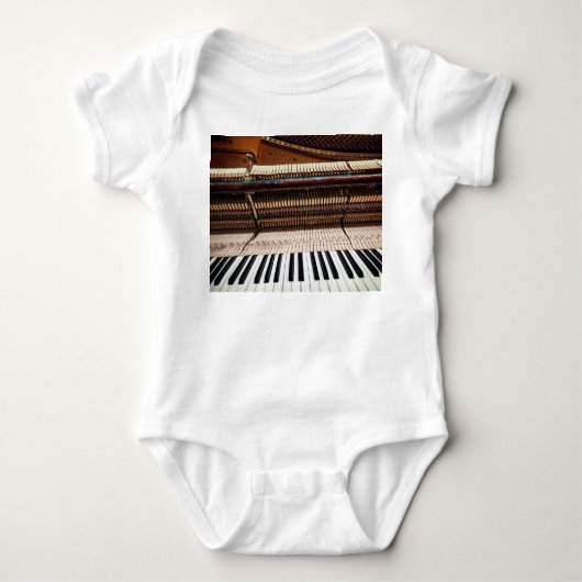 Antiek oude concertpianofoto romper (Voorkant)