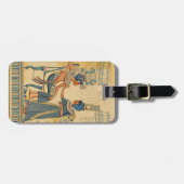 Antiek Oude Egyptische Royalty Bagagelabel (Voorkant horizontaal)