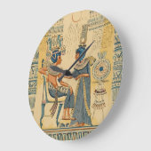  Antiek Oude Egyptische Royalty Grote Klok (Hoek)