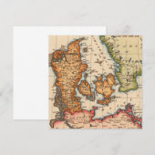 Antiek oude kaart geïnspireerd (10) (Voorkant / Achterkant)