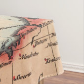 Antiek oude kaart geïnspireerd (10) tafelkleed (Voorbeeld)