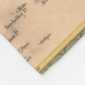 Antiek oude kaart geïnspireerd (11) fleece deken (Hoek)