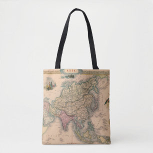 Antiek oude kaart geïnspireerd (11) tote bag