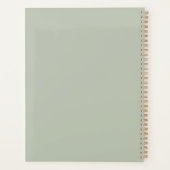 Antiek oude kaart geïnspireerd (12) planner (Achterkant)