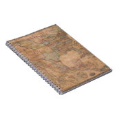 Antiek oude kaart geïnspireerd (13) notitieboek (Rechterzijde)