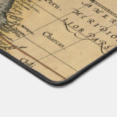 Antiek oude kaart geïnspireerd (14) Bagagelabel Bureaumat (Hoek)