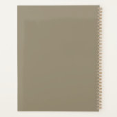 Antiek oude kaart geïnspireerd (14) Bagagelabel Planner (Achterkant)