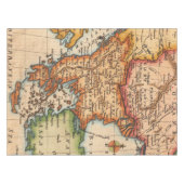 Antiek oude kaart geïnspireerd (2) tafelkleed (Voorkant (Horizontaal))