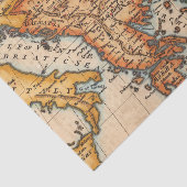 Antiek oude kaart geïnspireerd (2) tissuepapier (Detail)