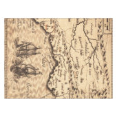 Antiek oude kaart geïnspireerd (3) tafelkleed (Voorkant (Horizontaal))