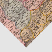 Antiek oude kaart geïnspireerd (5) tissuepapier (Detail)