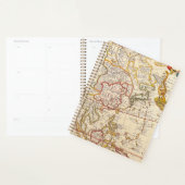 Antiek oude kaart geïnspireerd (6) planner (Display)