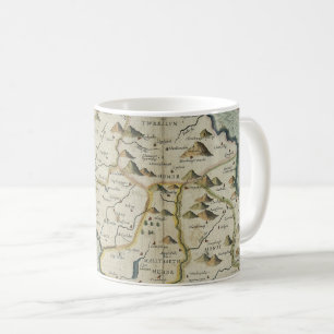 Antiek oude kaart geïnspireerd (7) koffiemok