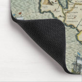 Antiek oude kaart geïnspireerd (7) muismat (Hoek)