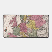 Antiek oude kaart geïnspireerd (9) bureaumat (Voorkant)