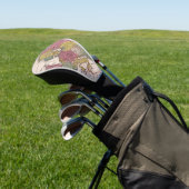 Antiek oude kaart geïnspireerd (9) golfheadcover (Insitu)