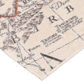 Antiek oude kaart geïnspireerd (9) tafelkleed (Gekanteld)