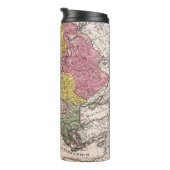 Antiek oude kaart geïnspireerd (9) thermosbeker (Geroteerd rechts)