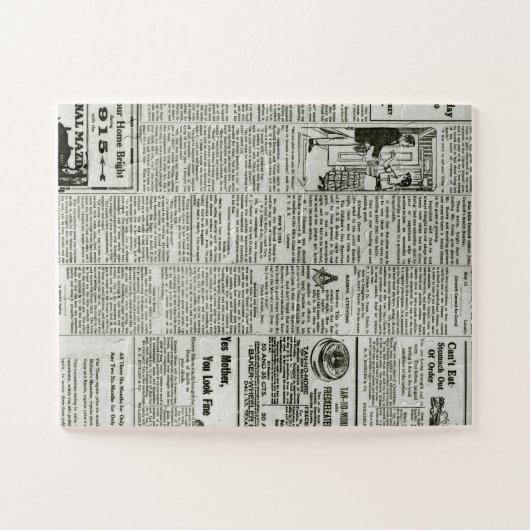  Antiek Oude Kranten-16 Legpuzzel (Horizontaal)