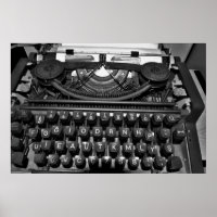 antiek oude typemachine gebruikt in correspondenti