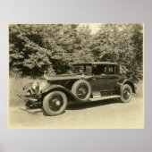 Antiek oude Vintage-autoafdrukken Poster (Voorkant)
