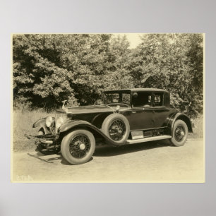 Antiek oude Vintage-autoafdrukken Poster