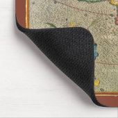 Antiek Oude Wereld Gerardus Mercator Kaart van Afr Muismat (Hoek)