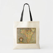 Antiek Oude Wereld Gerardus Mercator Kaart van Afr Tote Bag (Voorkant)