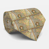 Antiek Oude Wereld Mercator Map of Africa, 1633 Stropdas (Opgerold)