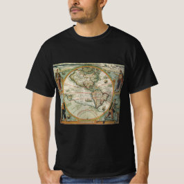 Antiek Oude Wereldkaart Amerika, Theodor de Bry T-shirt