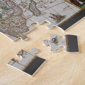 Antiek Oude Wereldkaart van Afrika, c. 1635 Legpuzzel (Zijkant)