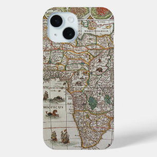 Antiek Oude Wereldkaart van Afrika door Blaeu, ca. iPhone 15 Case