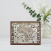 Antiek Oude Wereldkaart van Afrika door Blaeu, ca. Kaart (Staand voorkant)