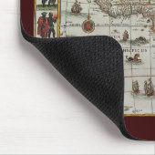 Antiek Oude Wereldkaart van Afrika door Blaeu, ca. Muismat (Hoek)