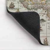 Antiek Oude Wereldkaart van Afrika door Blaeu, ca. Muismat (Hoek)