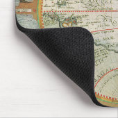 Antiek Oude Wereldkaart van Amerika, 1597 Muismat (Hoek)