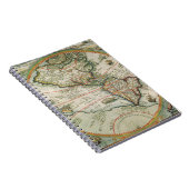 Antiek Oude Wereldkaart van Amerika, 1597 Notitieboek (Rechterzijde)