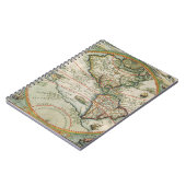 Antiek Oude Wereldkaart van Amerika, 1597 Notitieboek (Linkerzijde)