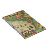 Antiek Oude Wereldkaart van Amerika, 1606 Notitieboek (Rechterzijde)