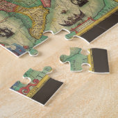 Antiek Oude Wereldkaart van Amerika door Hondius Legpuzzel (Zijkant)