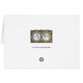 Antiek oude Wereldkaart van Claude Auguste Berey (Achterkant Horizontaal)