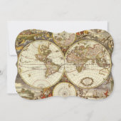 Antiek Oude Wereldkaart van Frederick de Wit, ca.  Kaart (Voorkant)