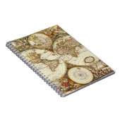 Antiek Oude Wereldkaart van Frederick de Wit, ca. Notitieboek (Rechterzijde)