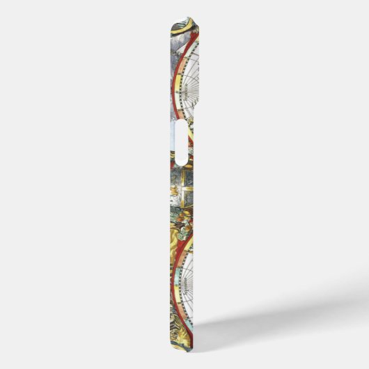 Antiek Oude Wereldkaart van Hendrik Hondius, 1630 Case-Mate iPhone Case (Achterkant / Rechts)