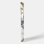 Antiek Oude Wereldkaart van Hendrik Hondius, 1630 Case-Mate iPhone Case (Achterkant / Links)