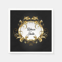 Antiek ovale banner moderne boho servetten