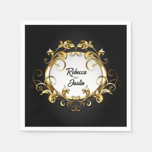 Antiek ovale banner moderne boho servetten