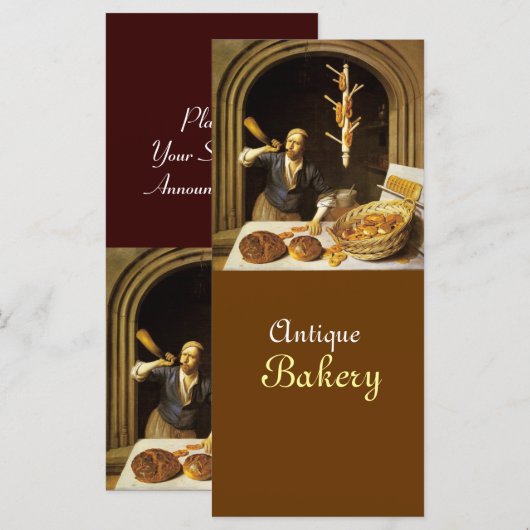 ANTIEK OVEN BAKER, BAKERY BREAD SHOP (Voorkant / Achterkant)