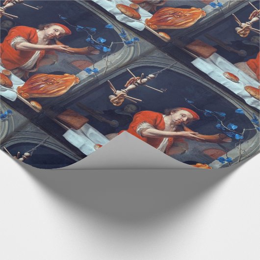 ANTIEK OVEN BAKER, BAKERY BREAD SHOP CADEAUPAPIER (Hoek)