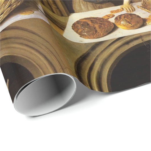 ANTIEK OVEN BAKER, BAKERY BREAD SHOP CADEAUPAPIER (Rol Hoek)